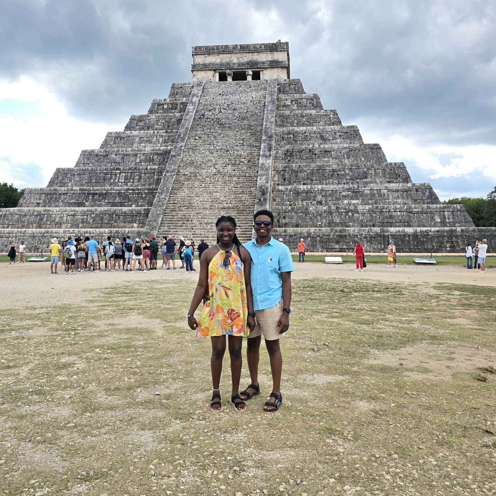 Paschal and Maryanne at Chichen Itza